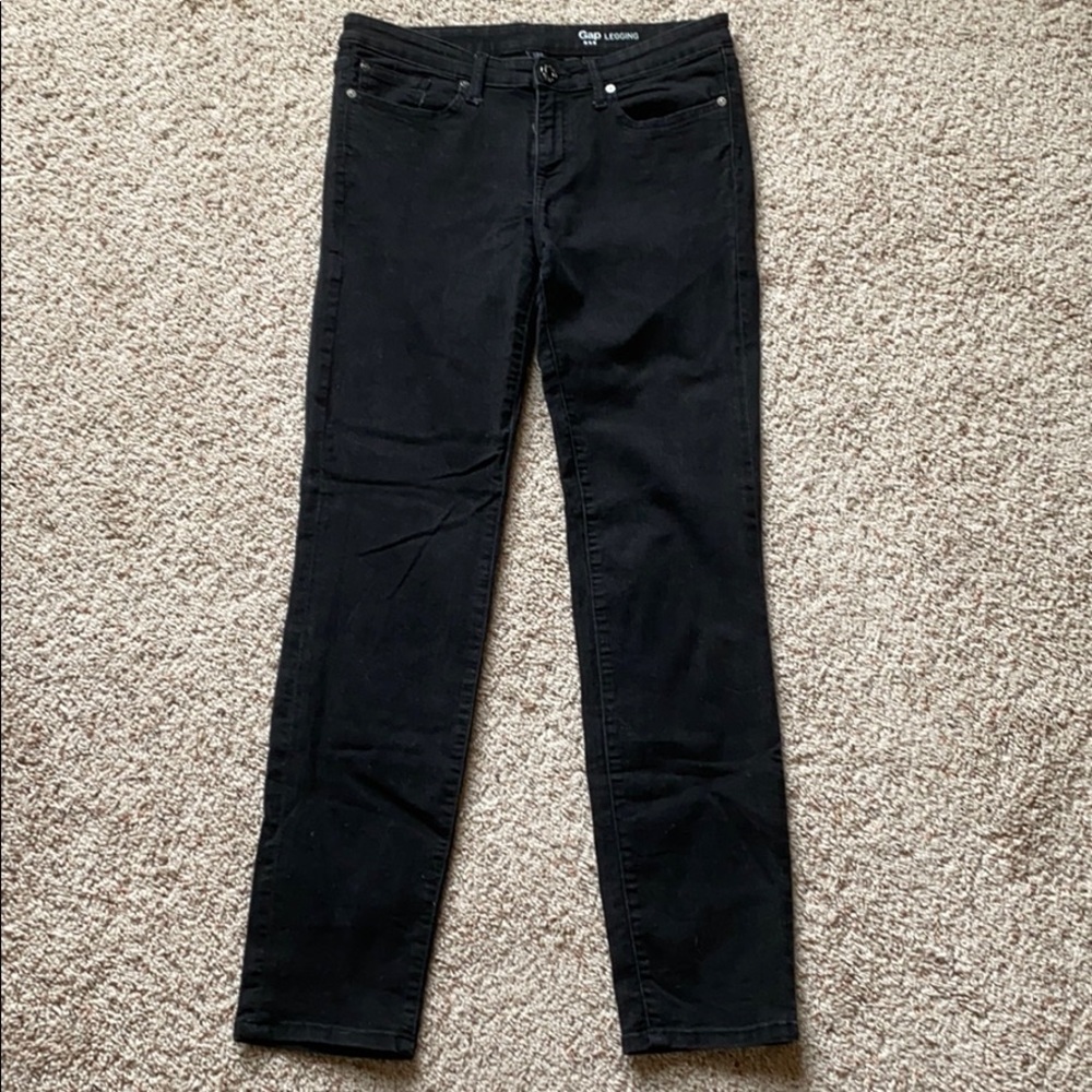Women’s GAP Black Denim Leggings Size 10x30